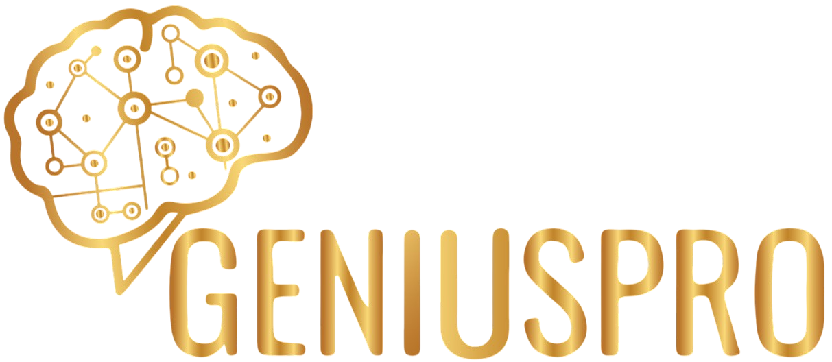 Logo de GeniusPro sas, agencia de paginas web, desarrollo de software  y marketing digital en barranquilla Colombia