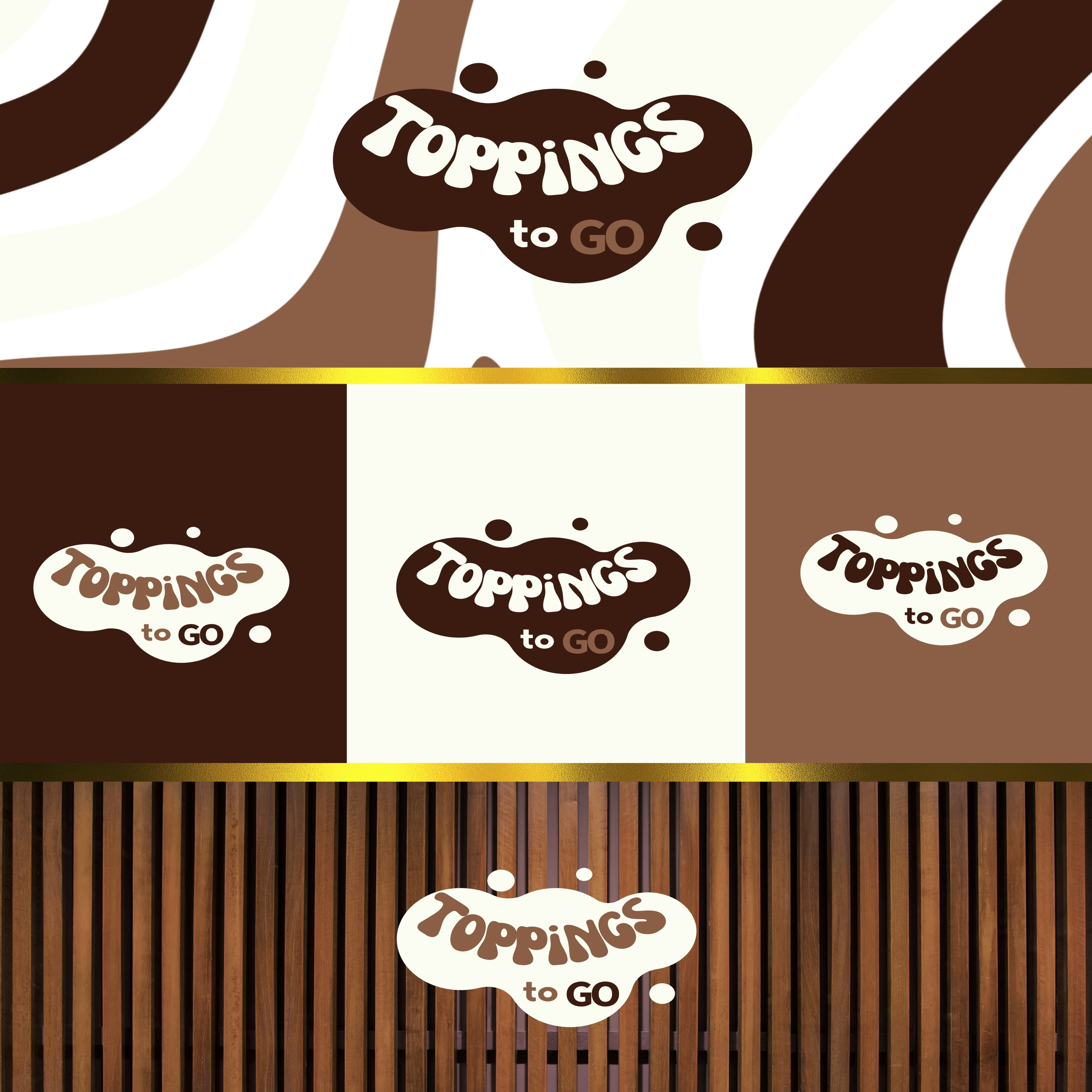 Creacion de marca y logo para Toppings to go